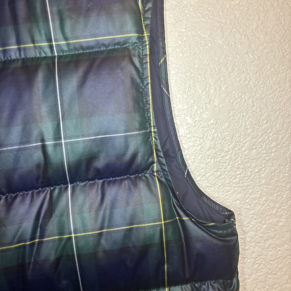 Brooks Brothers Puffer Vest Mens Size L Blue Down Fill * - Picture 9 of 14